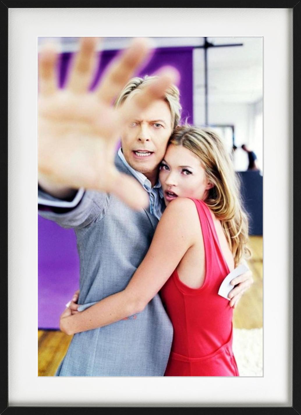 David Bowie e Kate Moss - ritratto della famosa popstar con la supermodella in vendita 4