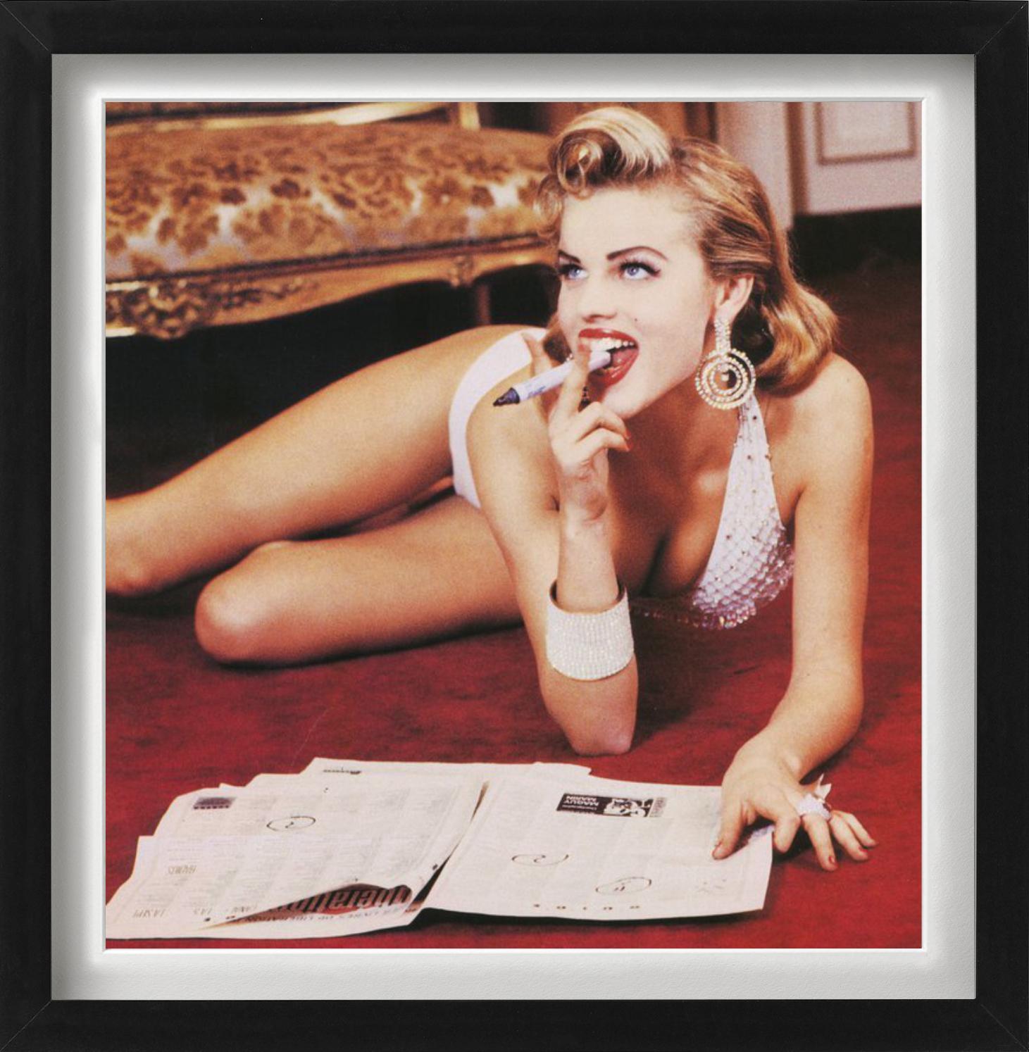 Eva Herzigova für Vogue Italia – Kunstfotografie, 1992 im Angebot 1