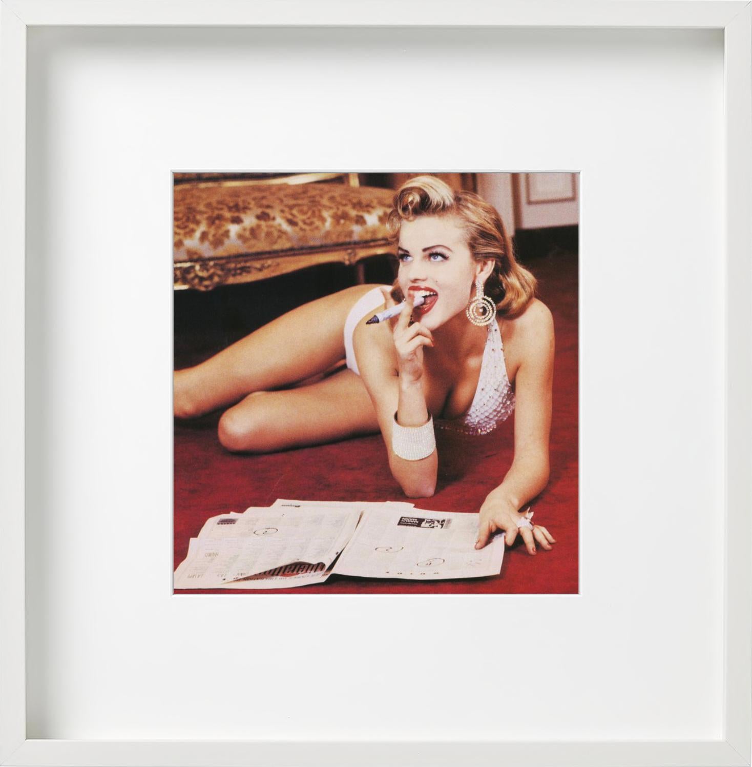 Eva Herzigova für Vogue Italia – Kunstfotografie, 1992 im Angebot 3