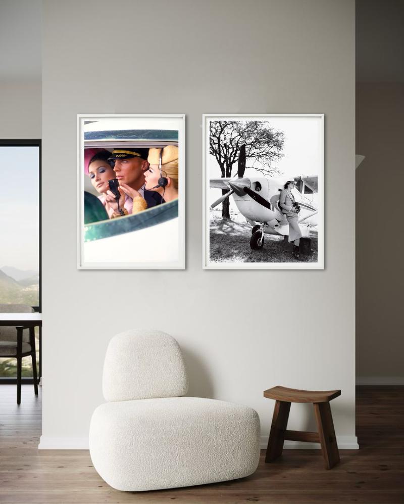 Fashion Airlines 08 - Carla Bruni Catches A Flight, Fine Art Photography For Sale 9