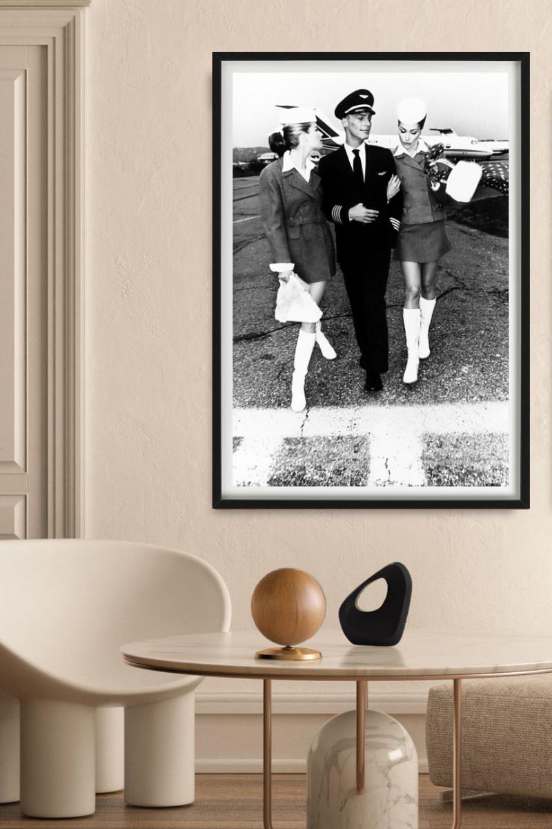 Fashion Airlines 4 - Carla Bruni Catches A Flight In Style, Fine Art Photography For Sale 2