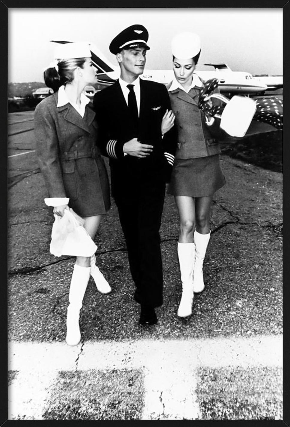 Fashion Airlines 4 - Carla Bruni Catches A Flight In Style, Fine Art Photography For Sale 3