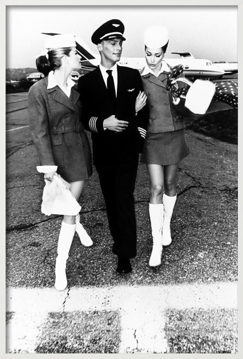 Fashion Airlines 4 - Carla Bruni Catches A Flight In Style, Fine Art Photography For Sale 6