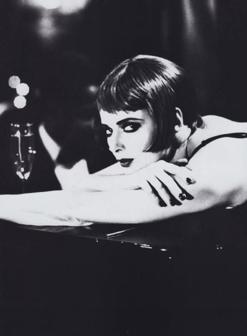 Ellen von Unwerth Black and White Photograph - Isabella Rossellini, Portrait - Fine Art Photography, 1992