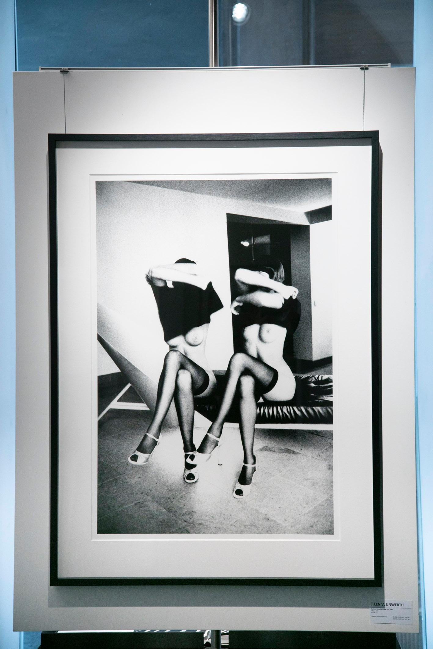 Ellen von Unwerth Nude Photograph - Nudes at the Royalton - portrait of two nude models 