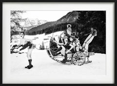 Snowy Sled, Contemporary Archival Pigment Print, Signed, 2015