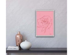 Rose VIII, Original painting, Floral, Flower, Pen, Pink, Spring