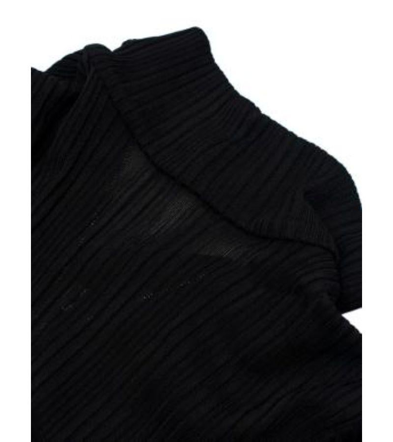 Ellery Black Arcade fluted-cuff zipped top For Sale 6