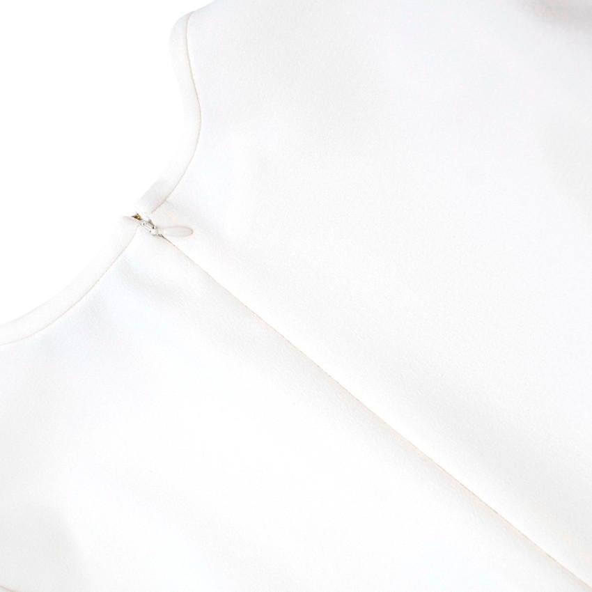 Women's Ellery Kilkenny Frill Sleeve White Tunic Dress - Size S