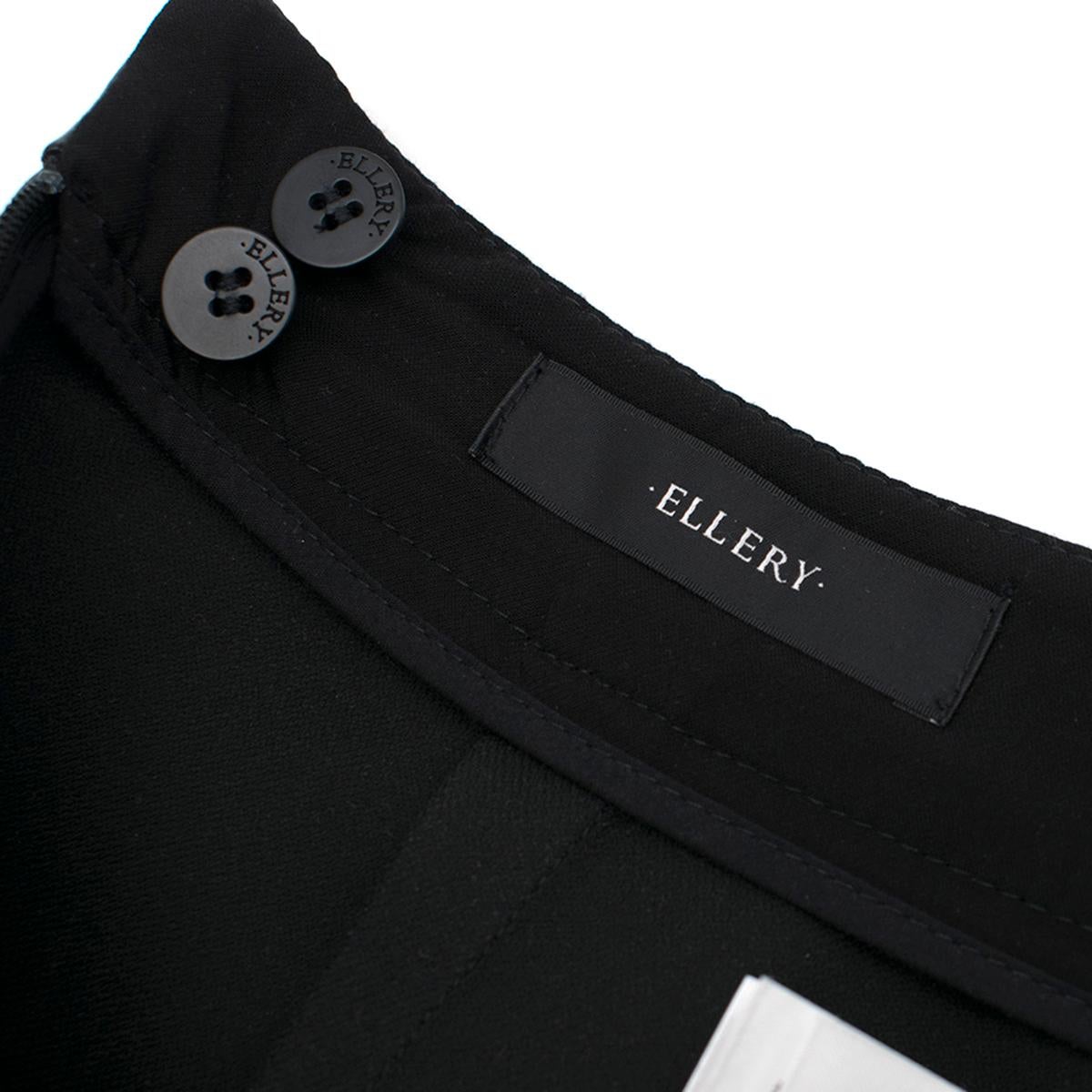 Ellery Milky Way Black Mini Skirt - Size US 4 In Excellent Condition For Sale In London, GB