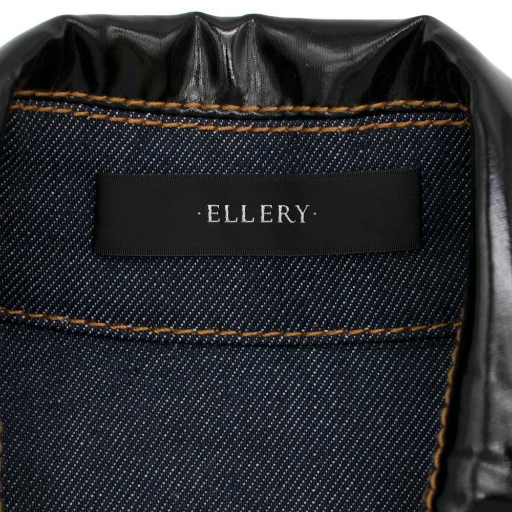Women's Ellery Vinyl-Panel Denim Jacket SIZE 38 IT