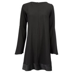 ELLERY - Mini robe noire à manches évasées pour femme