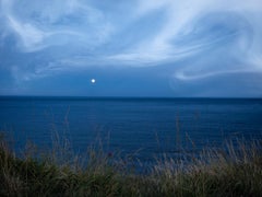 Ebb 
Flow 14, 2025 - Full Moon Glow Romantic Landscape Cornish Dorset Coast