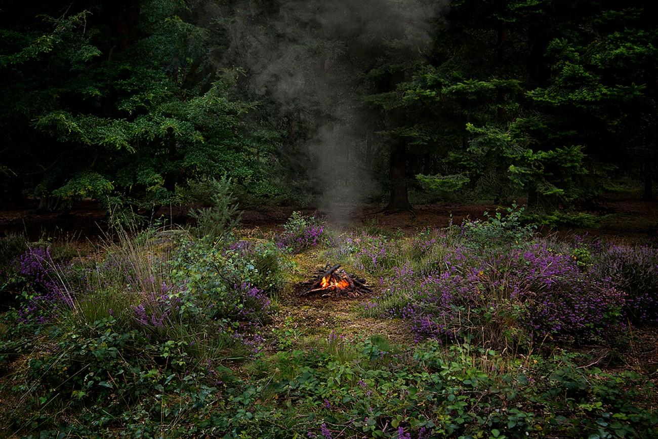 Les feux d'artifice 3 - Ellie Davies, photographie, estampe, paysage