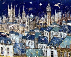 Come Fly With Me - contemporary landscape colourful