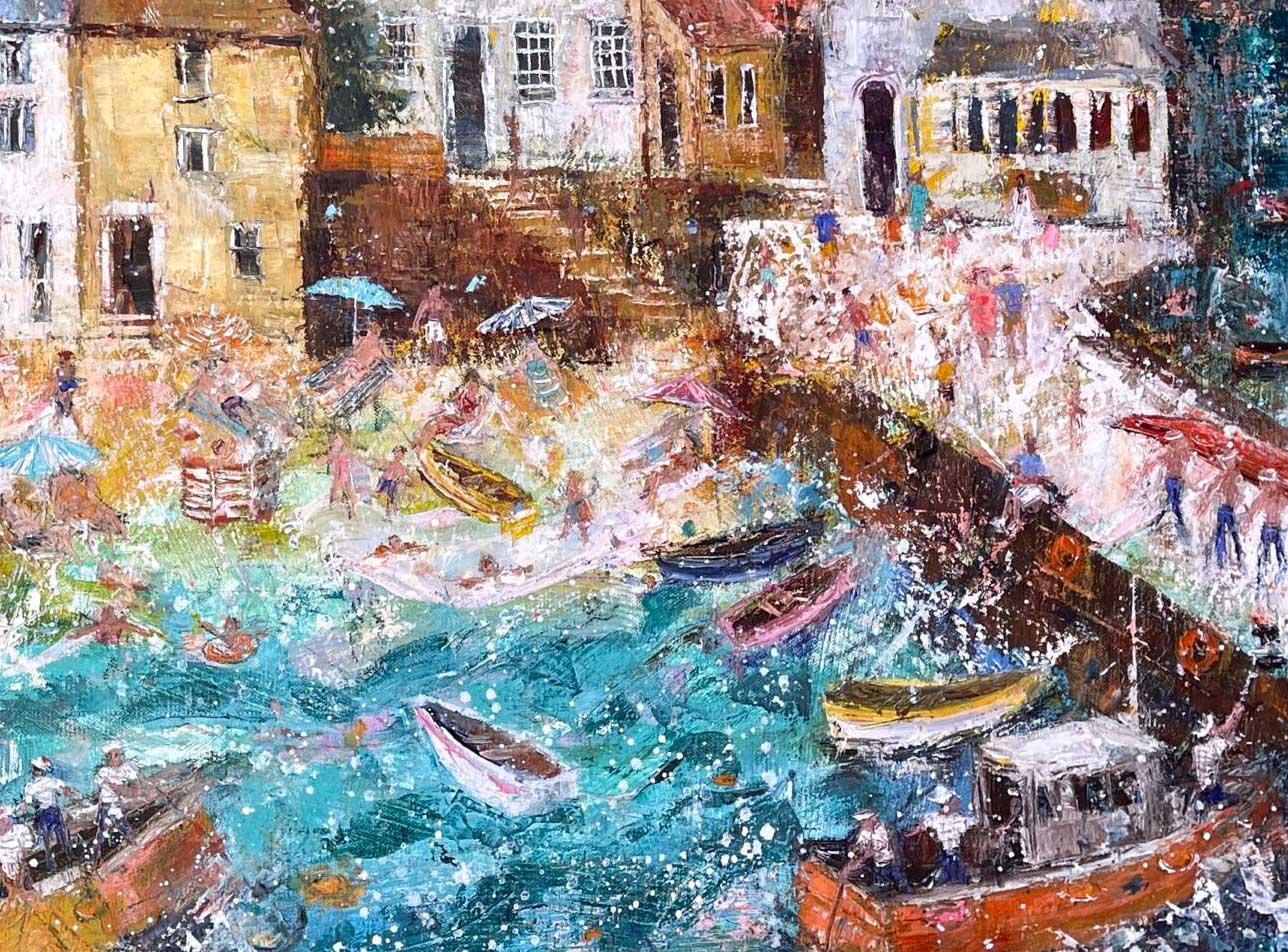 Flying Sailors of St Ives Dyptich Part 2 - Painting by Ellie Hesse