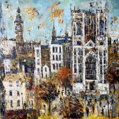 High Flyers in London - contemporary landscape colourful
