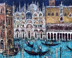 Venezia di Fantasia - contemporary landscape colourful