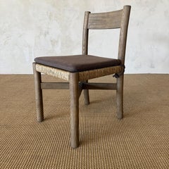 Ellie White Oak Montana Brown Dining Chair - Cafe Noir Seat Cushion
