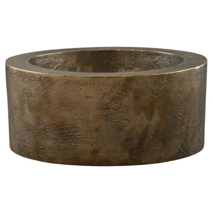 Elliot Bergman - Cilindro scultoreo in bronzo in vendita