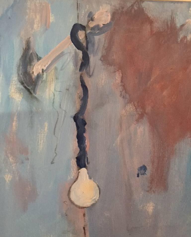 Il nostro uomo nel Montana - Painting di Elliot Gordon