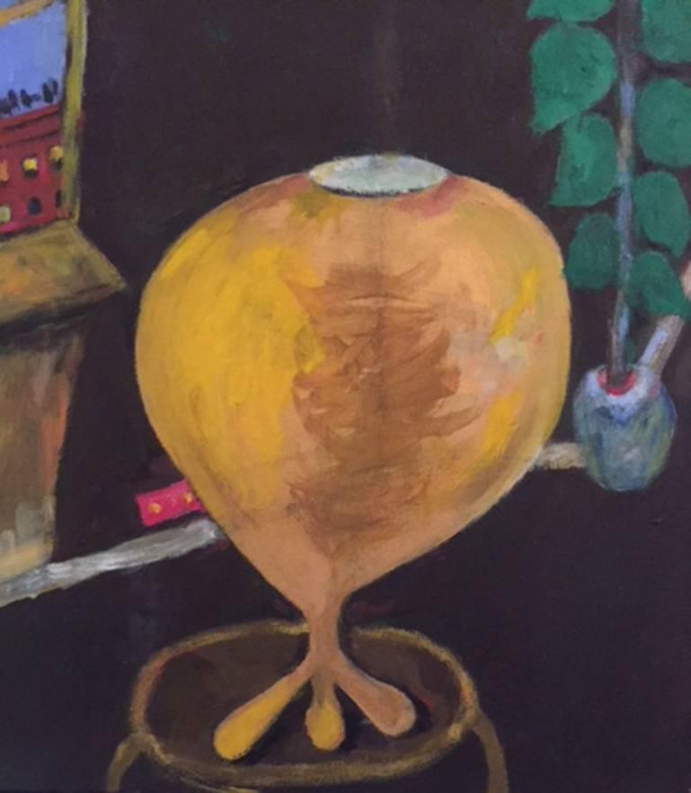 Stormy (Una composizione) - Still-Life Painting Nero di Elliot Gordon