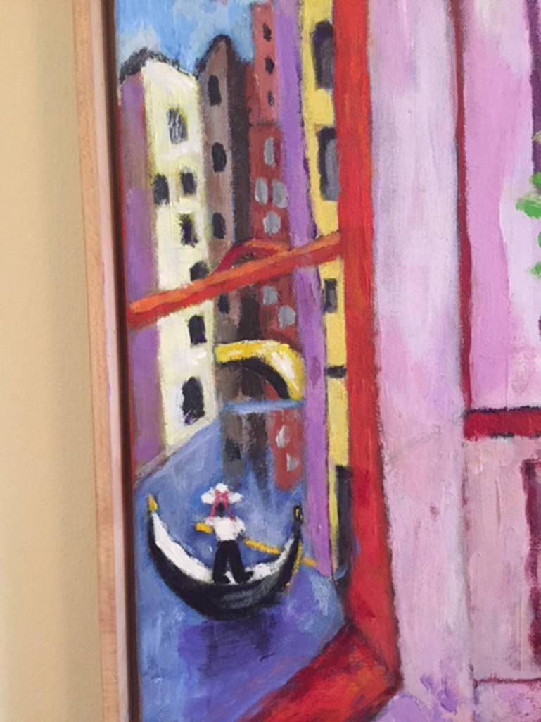 The Gondolier - Painting by Elliot Gordon