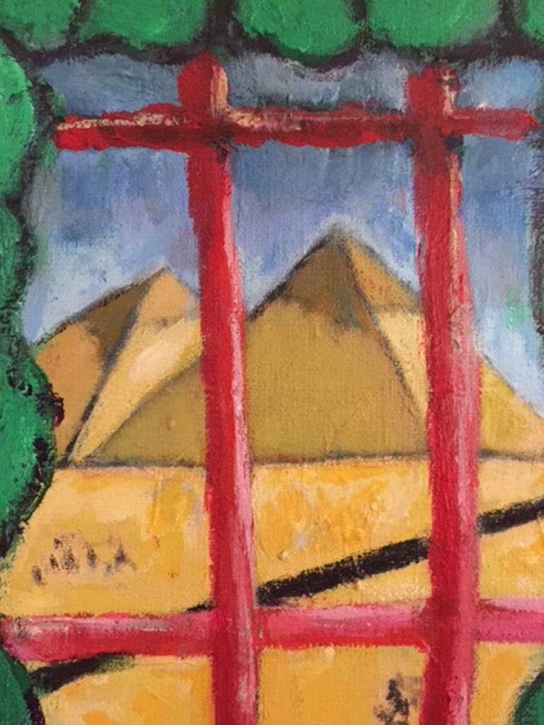 The Pyramids - Painting by Elliot Gordon