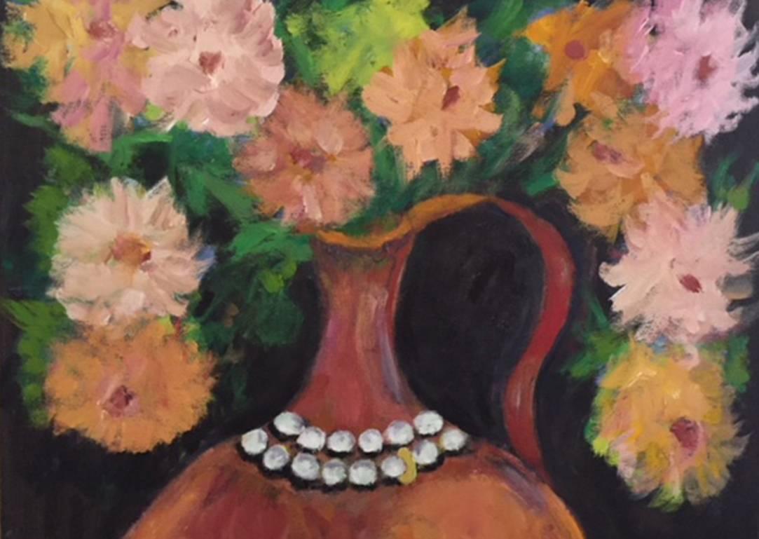 La donna legge Platone - Painting di Elliot Gordon
