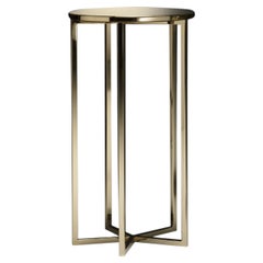 Tavolino alto Elliot in oro