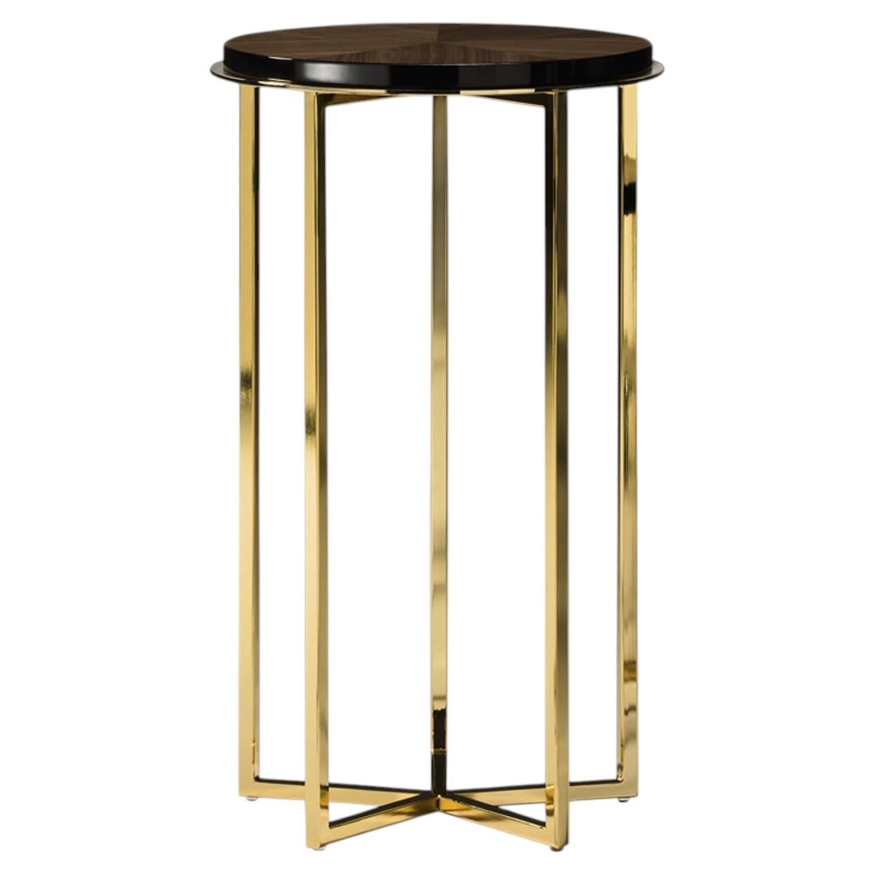 Elliot Plus High Gold Side Table