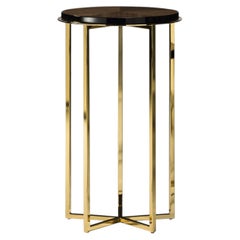 Tavolino alto Elliot Plus in oro