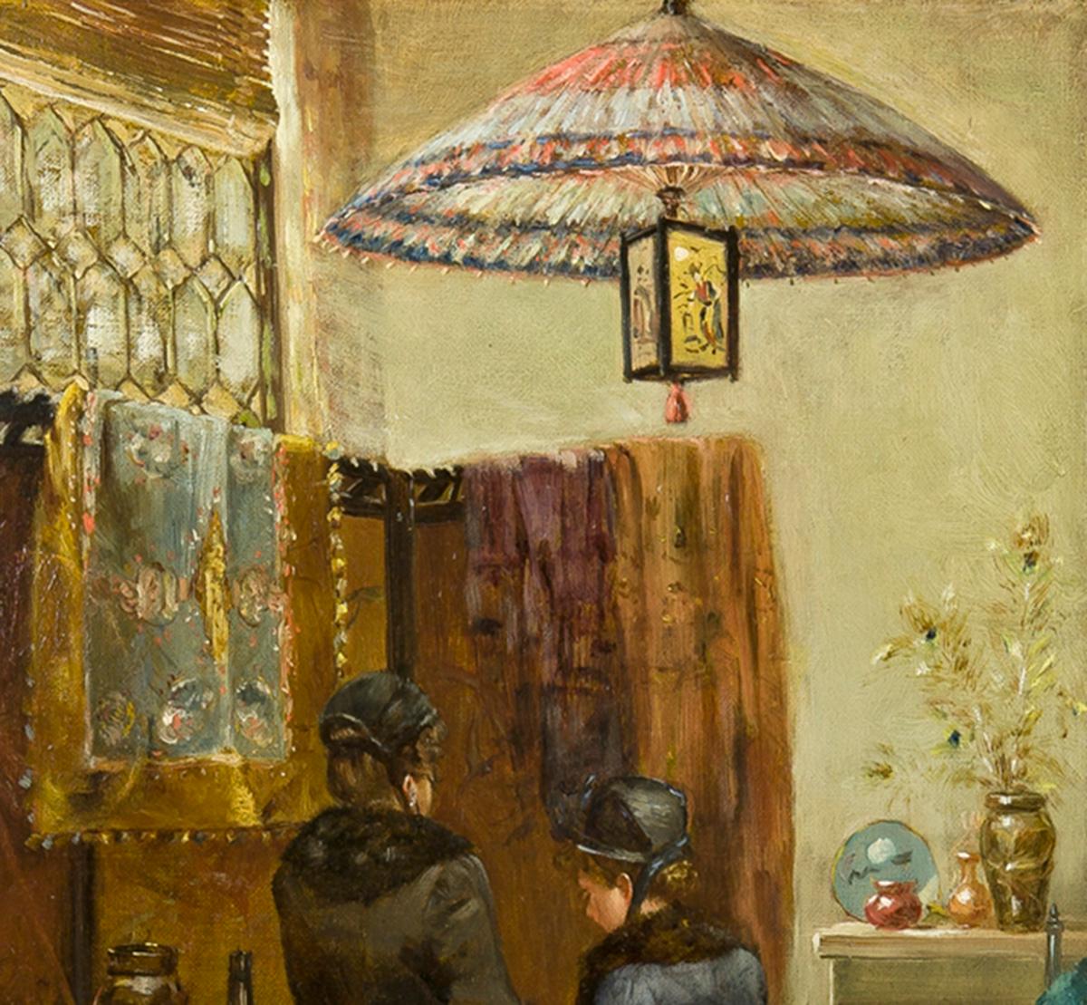 Eck des japanischen Ecks  (Amerikanischer Impressionismus), Painting, von Elliott Daingerfield