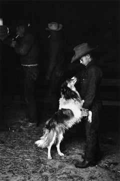 Douglas, Wyoming - Boy in Cowboy Hat & Collie. 
