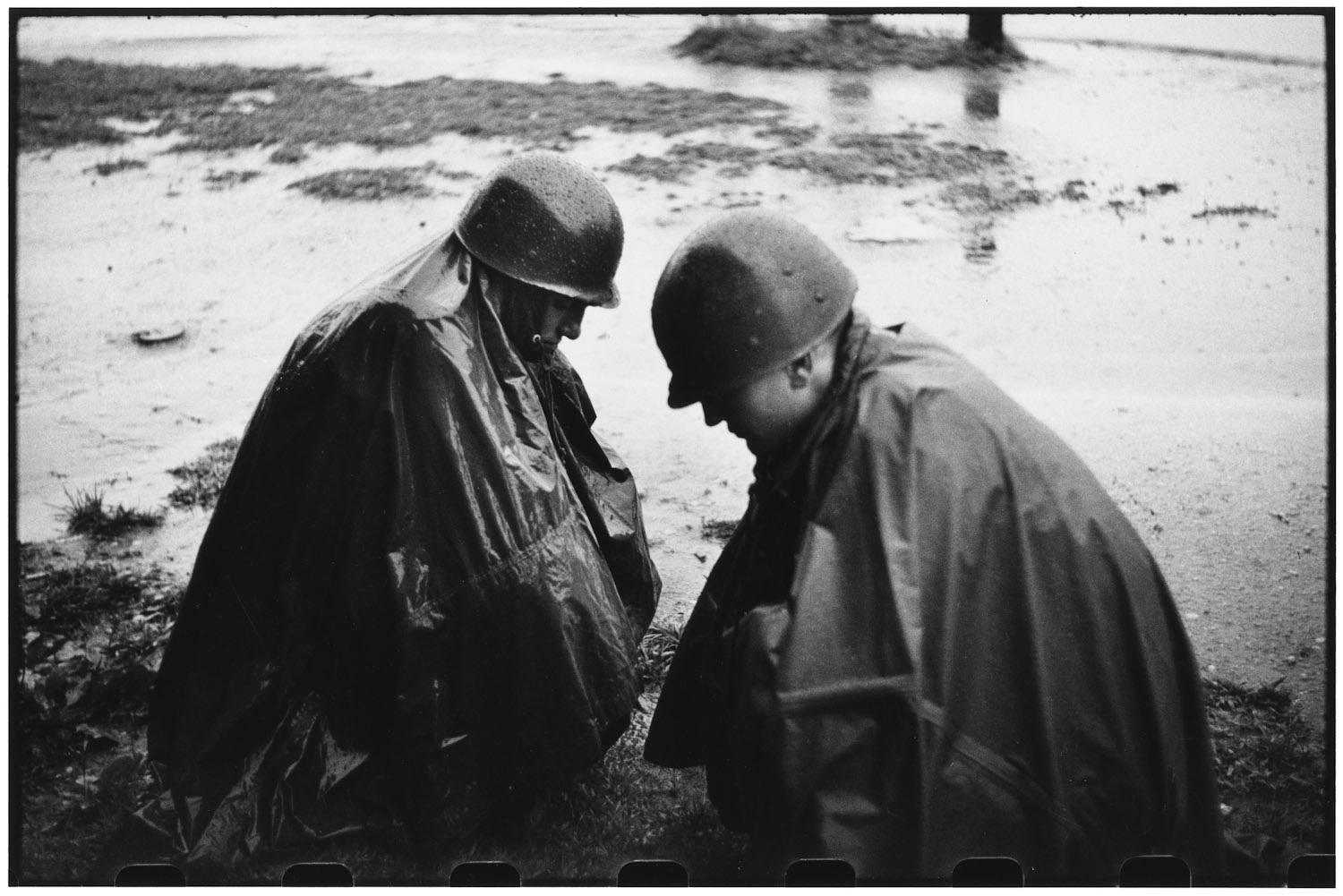 USA, Fort Dix, New Jersey, 1951 - Elliott Erwitt (Black and White Photography)
Signed, inscribed with title and dated on accompanying artist’s label
Silver gelatin print, printed later

Available in four sizes:
11 x 14 inches
16 x 20 inches
20 x 24