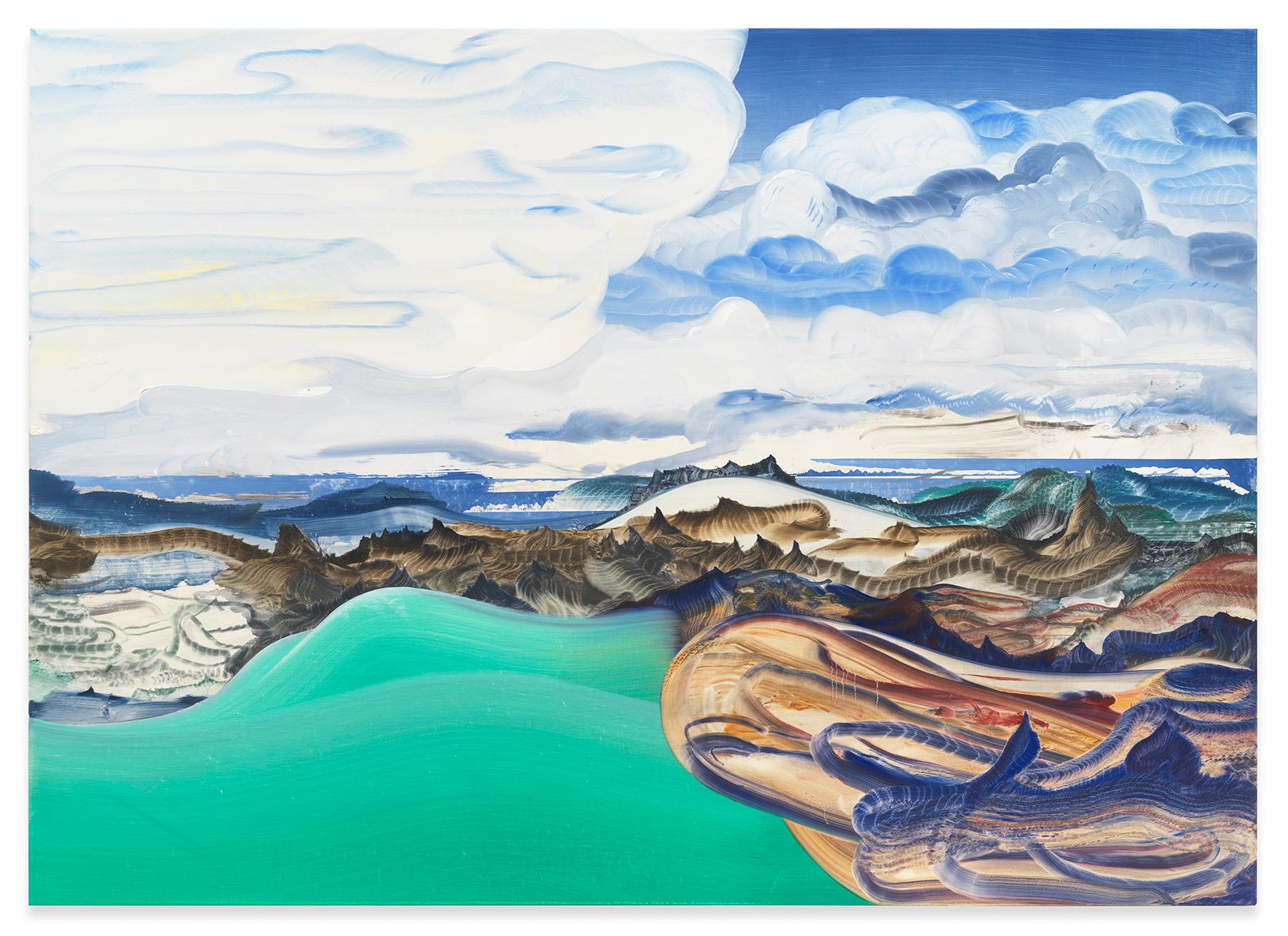 Revolution" ist eine Mischung aus traditioneller Landschaftsmalerei und Abstraktion und ergänzt die Sammlung der JONATHAN FERRARA GALLERY mit Werken von Elliott Green. "Revolution" wurde im Jahr 2020 mit Ölfarbe auf Leinen hergestellt.

Elliott