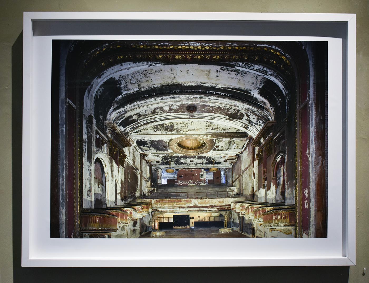 Capitol Theatre Auditorium (Contemporary Photograph of an Abandoned Interior)  - Black Still-Life Photograph by Elliott Kaufman