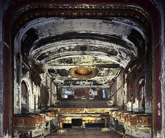 Auditorium du Capitole du Théâtre (photographie contemporaine d'un intérieur abandonné)