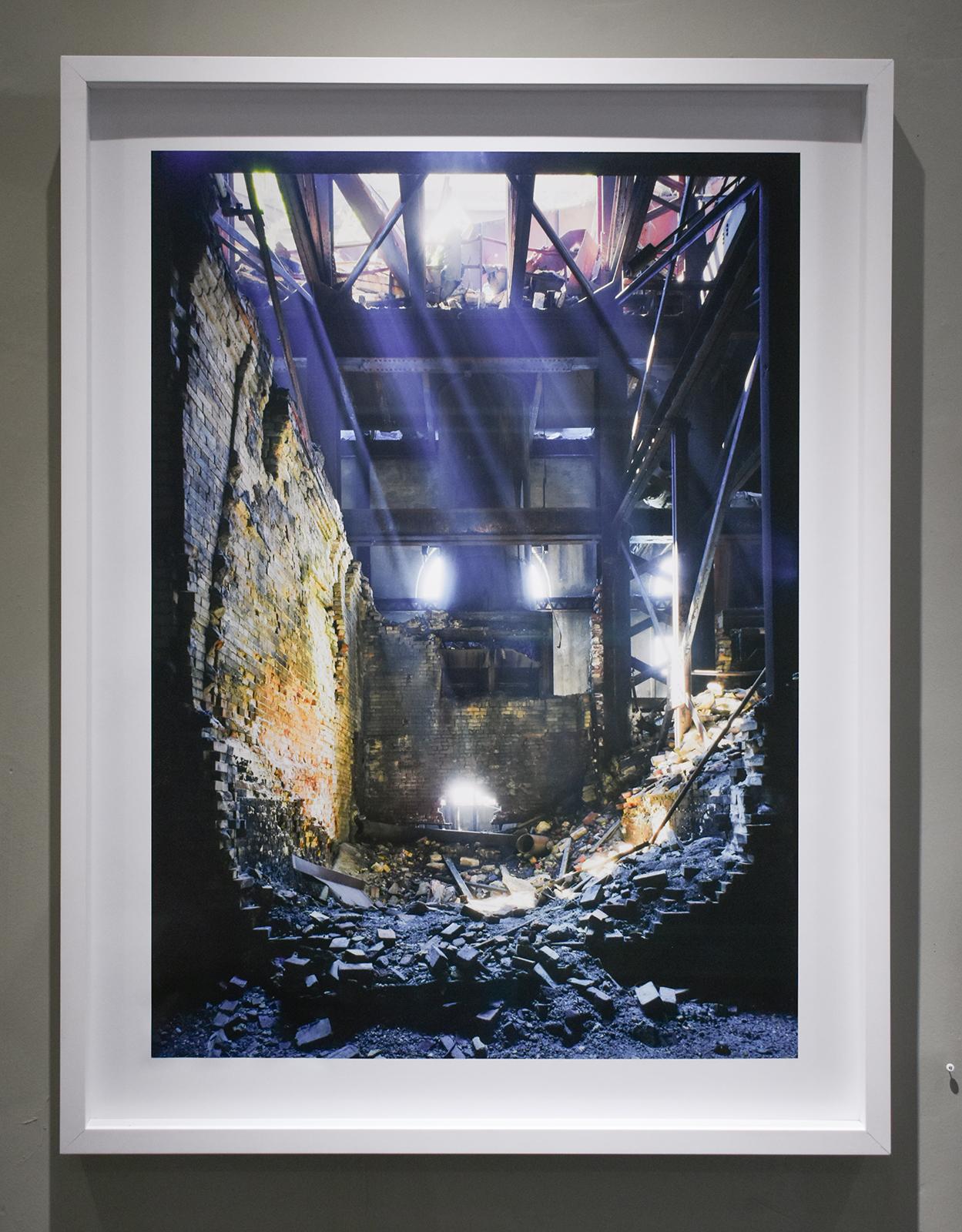 Glendale Power Station (Contemporary Photograph of an Abandoned Interior)  - Black Still-Life Photograph by Elliott Kaufman
