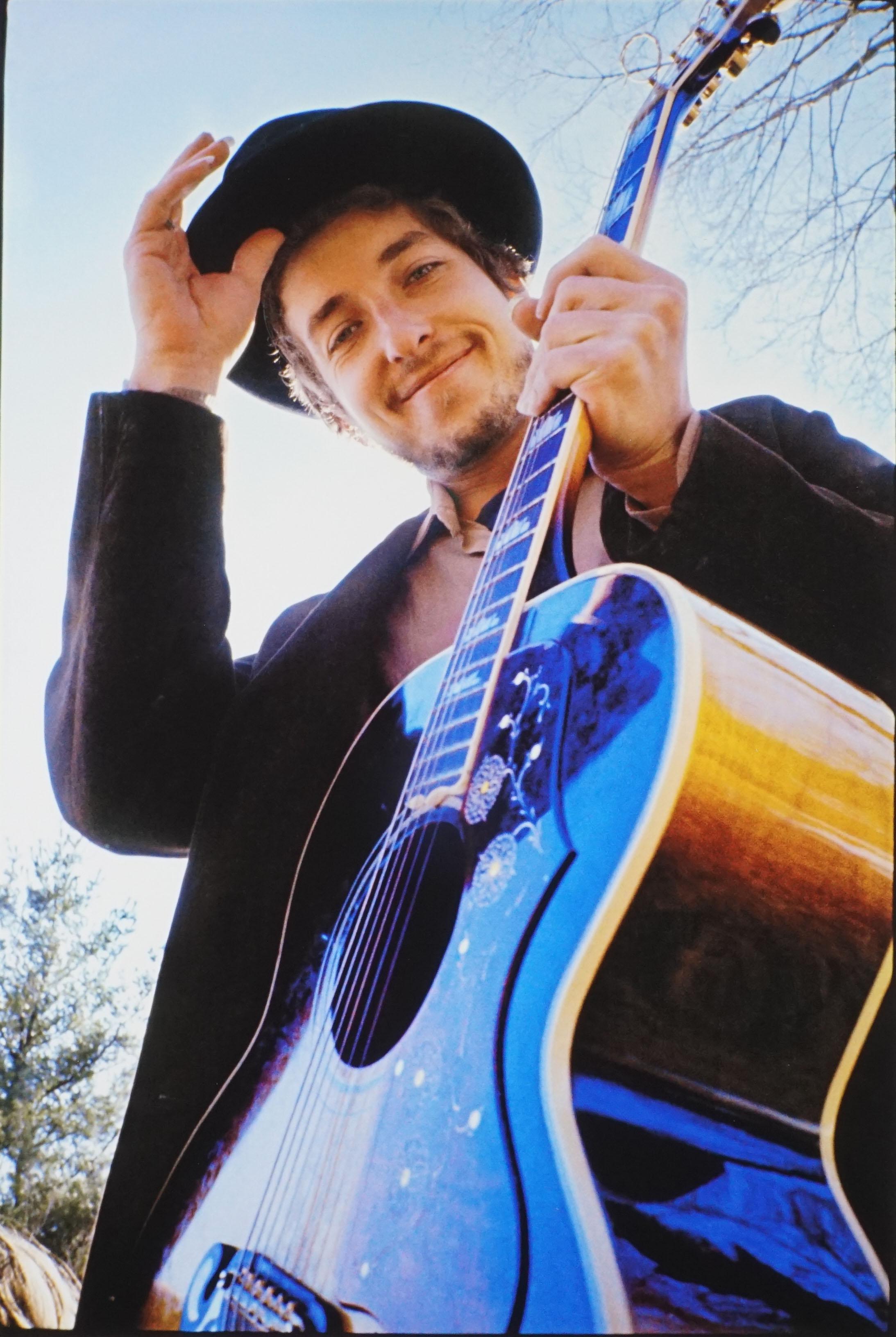 Elliott Landy Color Photograph - Bob Dylan, Nashville Skyline, Woodstock, NY, 1969 / Printed 2023