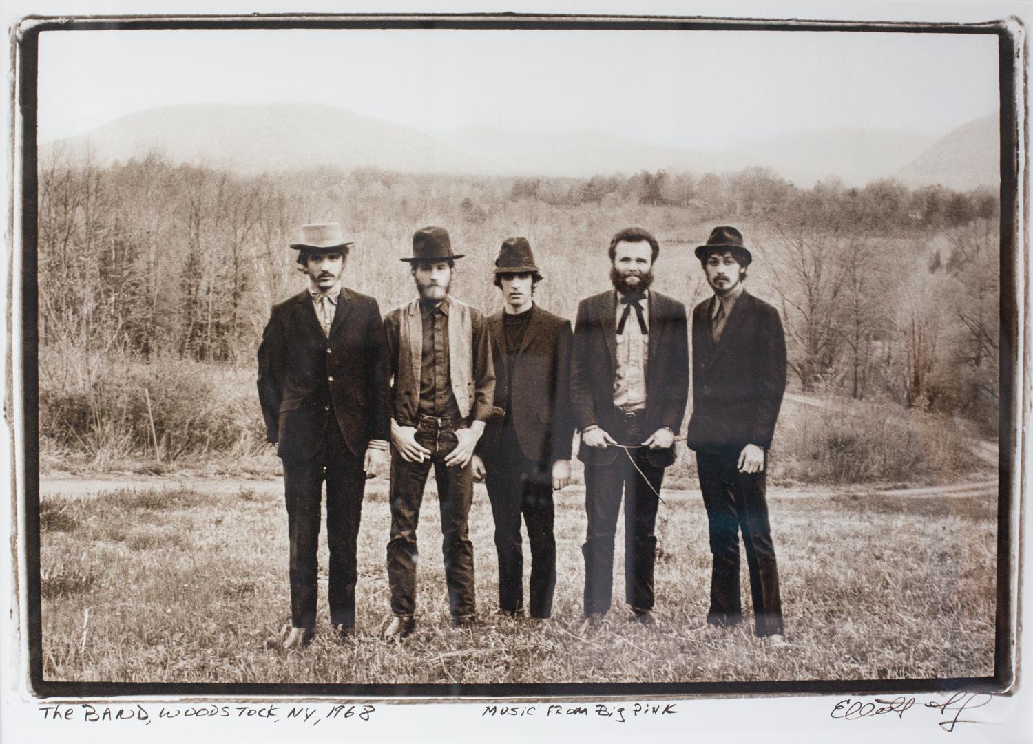 Elliott Landy Black and White Photograph - The Band "Big Pink"