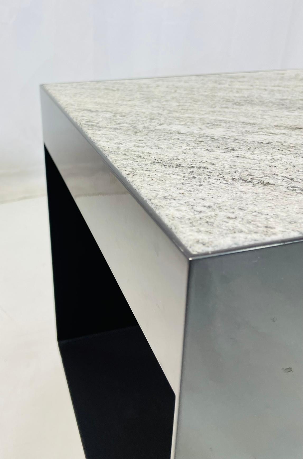 Beistelltische „Elliott“ aus Rotguss und Marmor von Rodolfo Dordoni für Minotti im Angebot 3