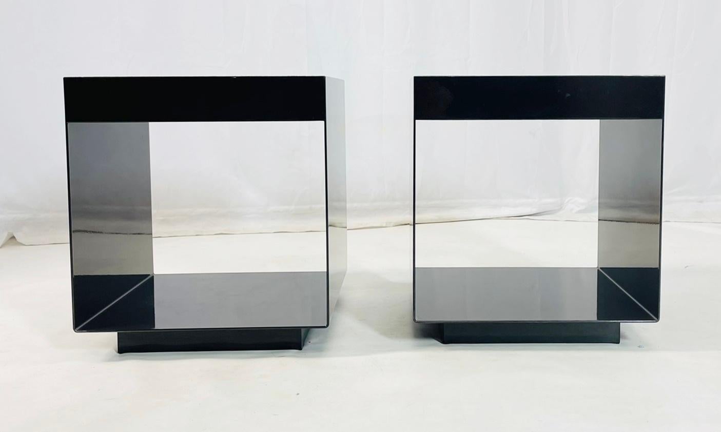 Beistelltische „Elliott“ aus Rotguss und Marmor von Rodolfo Dordoni für Minotti (Postmoderne) im Angebot