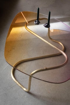 Ellipse Aquarelle Coffee Table by Jennifer Midoz