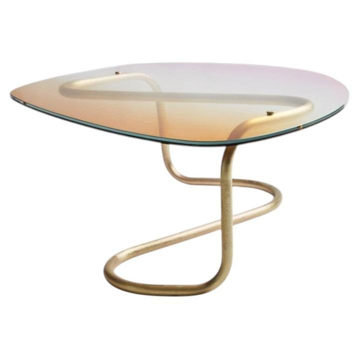 Ellipse Aquarelle Coffee Table by Jennifer Midoz, Modern Design For Sale