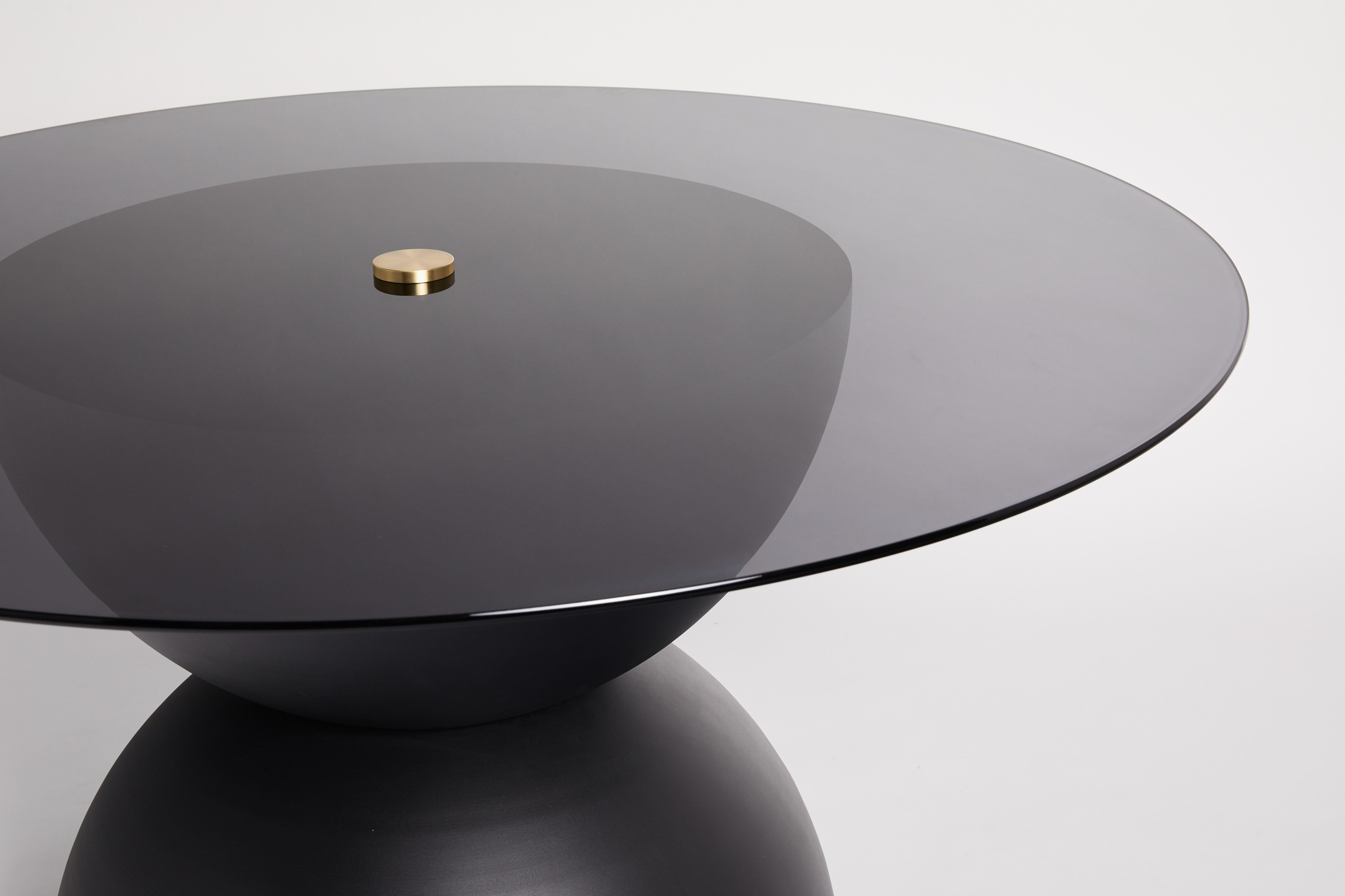 Steel Ellipse Dining Table by Ben Barber Studio