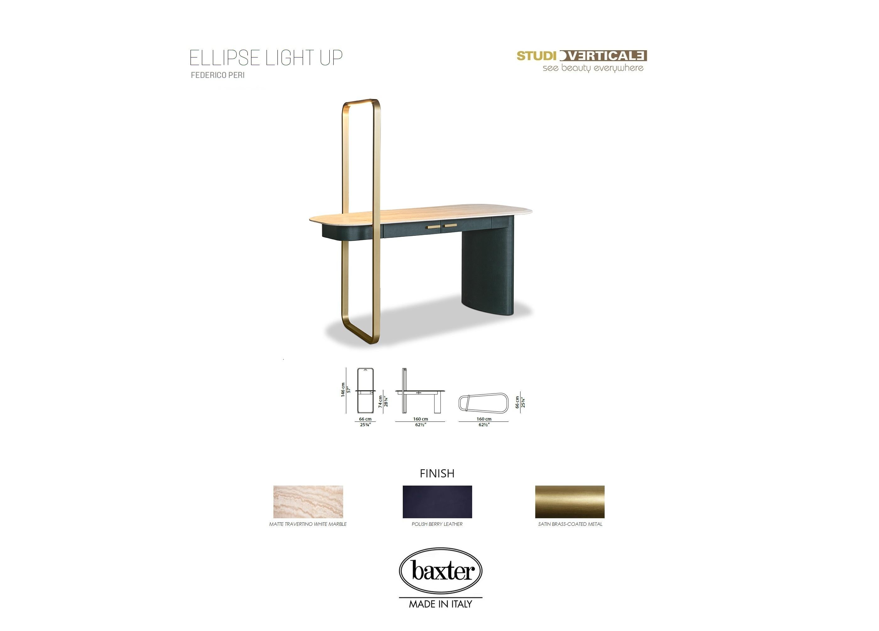 Scrivania Ellipse Light Up di Federico Peri per Baxter in vendita 3