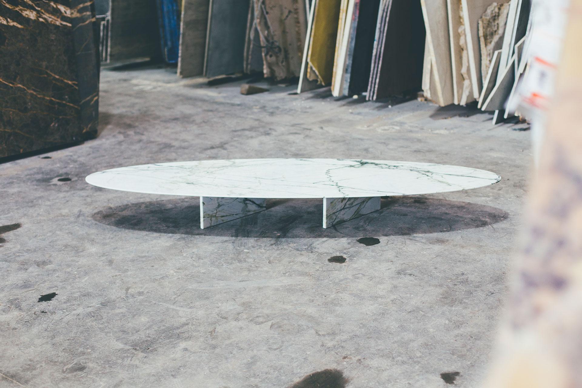 Belgian Ellipse Low Table by Jeroen Thys Van Den Audenaerde