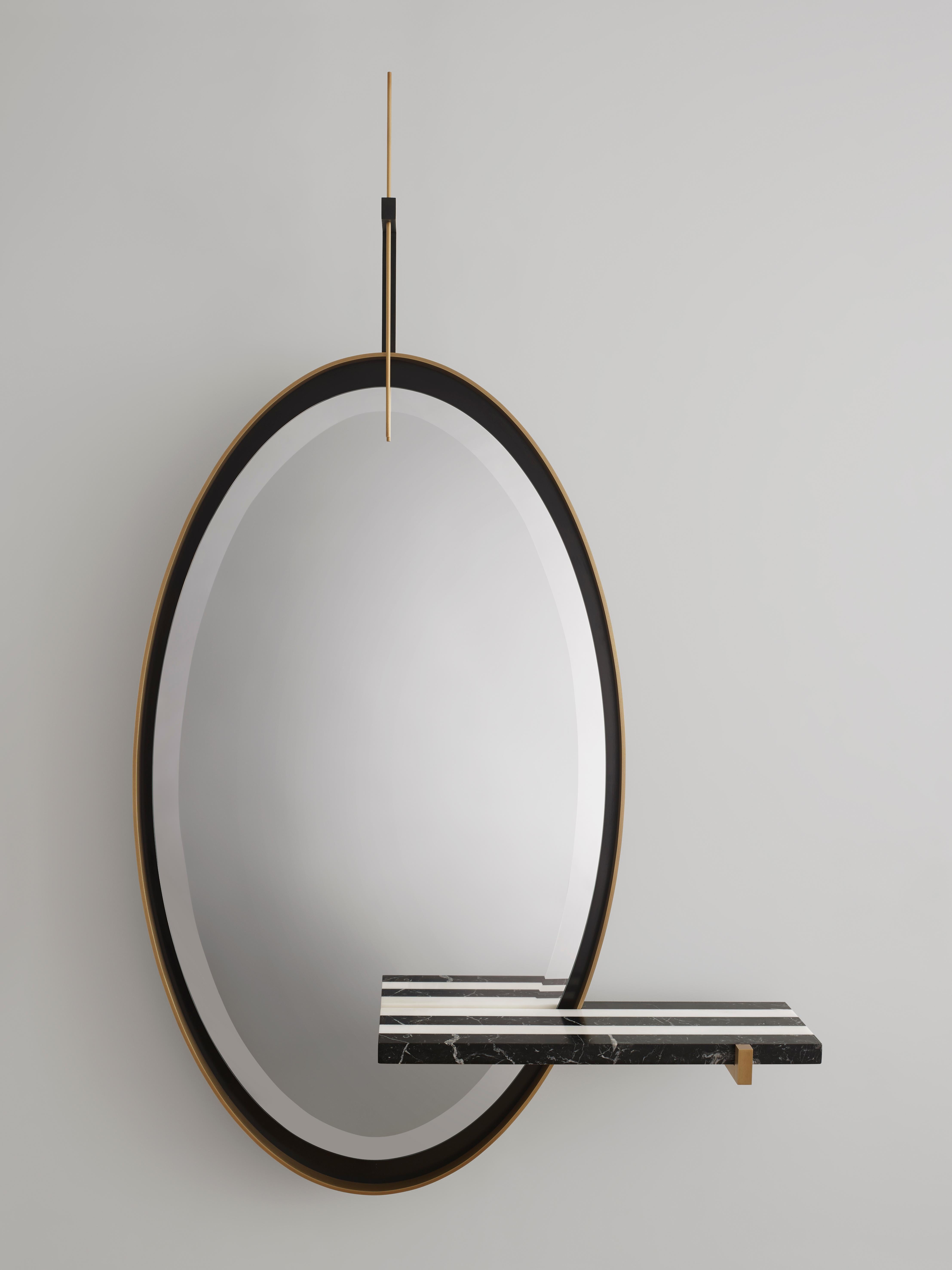 Contemporary Ellipse Mirror For Sale