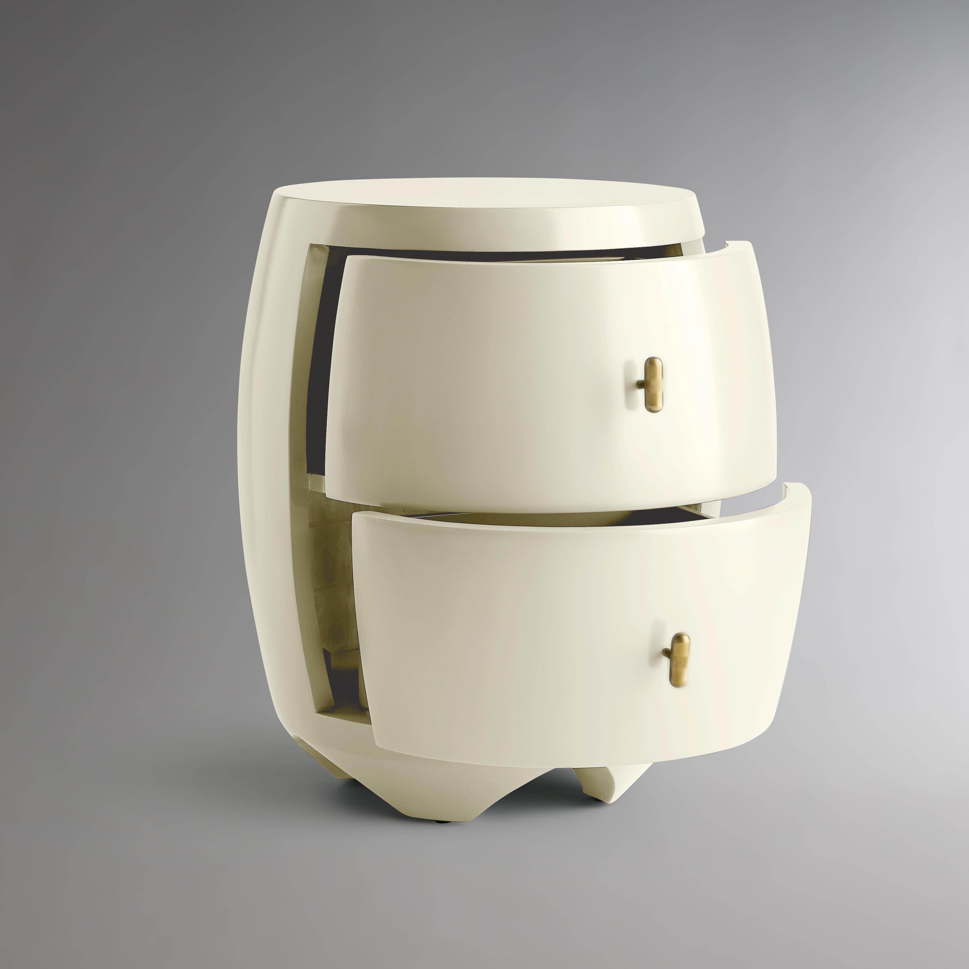 Moulage Table d'appoint Ellipse en vente